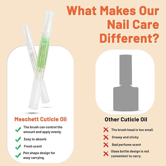 2PCS Cuticle Oil Pens for Nail Care,Cuticle Revitalizer Oil Pen with Soft Brush,Cuticle Oil to Prevent Nail Cracking and Dry (Lily & Apple Flavor)
