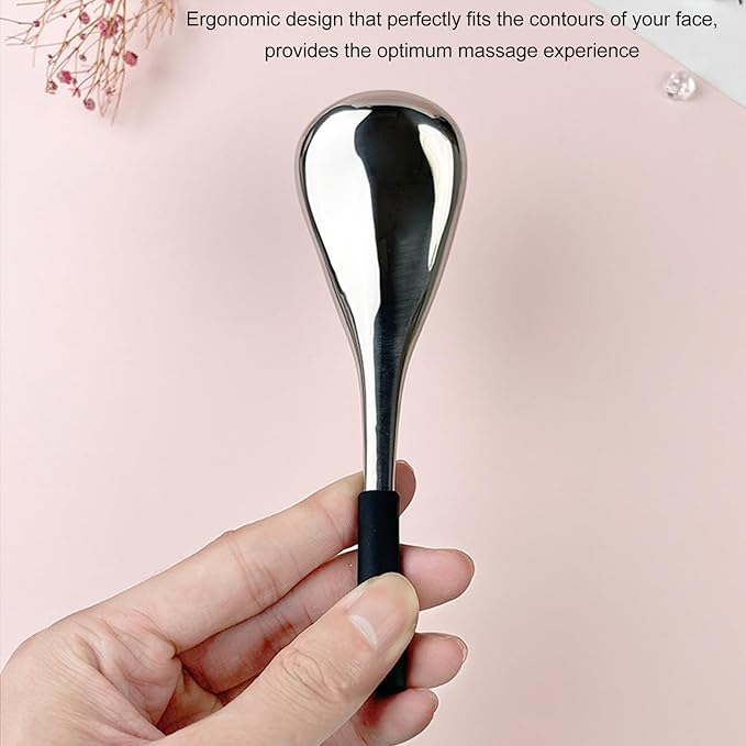 Ice Globes Stainless Steel Reduce Puffiness Wrinkles Cooling Spa Globes Facial Sticks Face Beauty Skin Care Tools