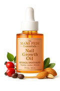 Natural Nail Growth Oil. Powerful Blend of Rosehip, Jojoba & Amond Oils. Promotes Stronger, Healthier Nails. Hydrates & Strengthens Cuticles for Faster Nail Growth - 1 Fl Oz