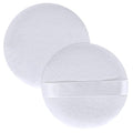 2pcs 4.13 Inch Powder Puffs Large Loose body powder puff, White Soft Velour makeup puff