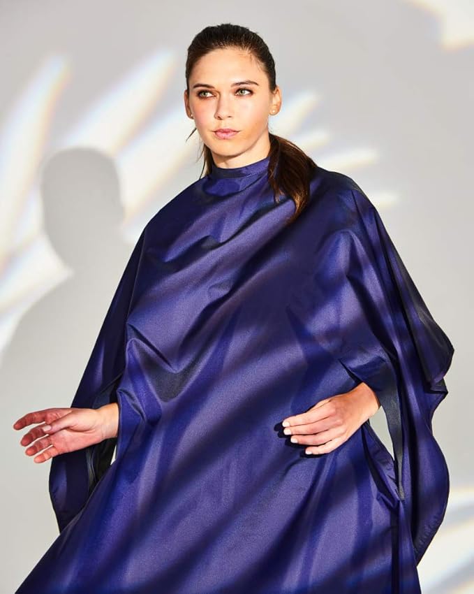 Betty Dain Hands-Free All-Purpose Bleach Proof Cape, 45" W x 58" L, Chemical, Color, Waterproof Polyester, Machine Washable