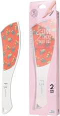 S-Line Emery Foot File, Colossal Double-Sided Pedicure Tool, Effective for Cracked Heel, Ergonomic Design for Easy Grip (Pattern)