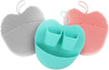 INNERNEED Soft Silicone Facial Cleansing Brush Set, Gentle Exfoliating and Massaging Face Scrubber Pad, Anti-Slip Design for Blackhead Removal and Skin Care (Pack of 3)