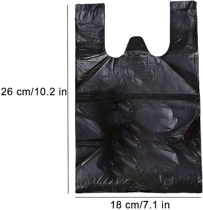 Sanitary Napkin Disposal Bags 400pcs Women Personal Disposal Bags Sanitary Waste Bags With Handles for Feminine Products Sanitary Napkin Storage Bag (Black)
