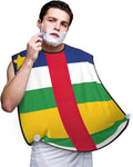 Flag Of Bangladesh Print Beard Bib Shaving Apron, Beard Hair Trimming Cape Gift For Dad