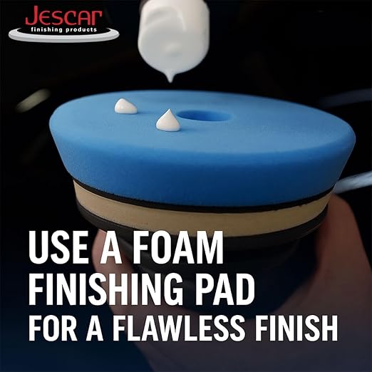 Jescar Fine Polish - 32oz - - Professional Finishing Polish Eliminates Swirls, Holograms, Haze, and Light Scratches, Body Shop Safe, Removes P3000 Grit Sanding Marks. Enhanced Gloss and Clarity