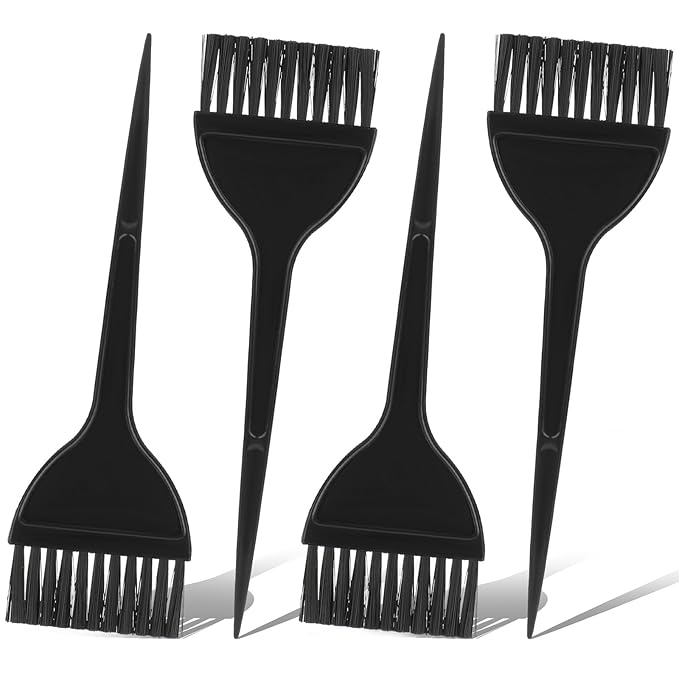 4pcs Hair Coloring Brush, Hair Comb Tool Kit, Color Tint Applicator, Dye Brush Applicator for Highlighting and Coloring Sections, Salon Tools for Home and Professional Use