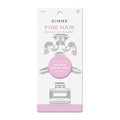 Gimme Beauty Fine Hair Claw Clips - Durable, No-Slip Design for Thin Hair - Mini Claw Clips Made from Strong & Break-Resistant Recycled Plastic - 3 Pack, Clear