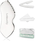 Stainless Steel Gua Sha Facial Tools Metal GuaSha Tool for Face Neck, Detailer Gua Sha Lymphatic Drainage Reduce Wrinkles Face Massage Tool, Gift for Women