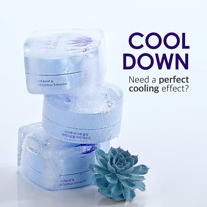 Petitfee Agave Cooling Hydrogel Eye Mask 60ea (30pairs) - Quick Calming Eye Patches with Blue Energy Complex, Agave, Blueberry, Eggplant, Caffeine Extracts, Moisturizing, Soothing Eye Care