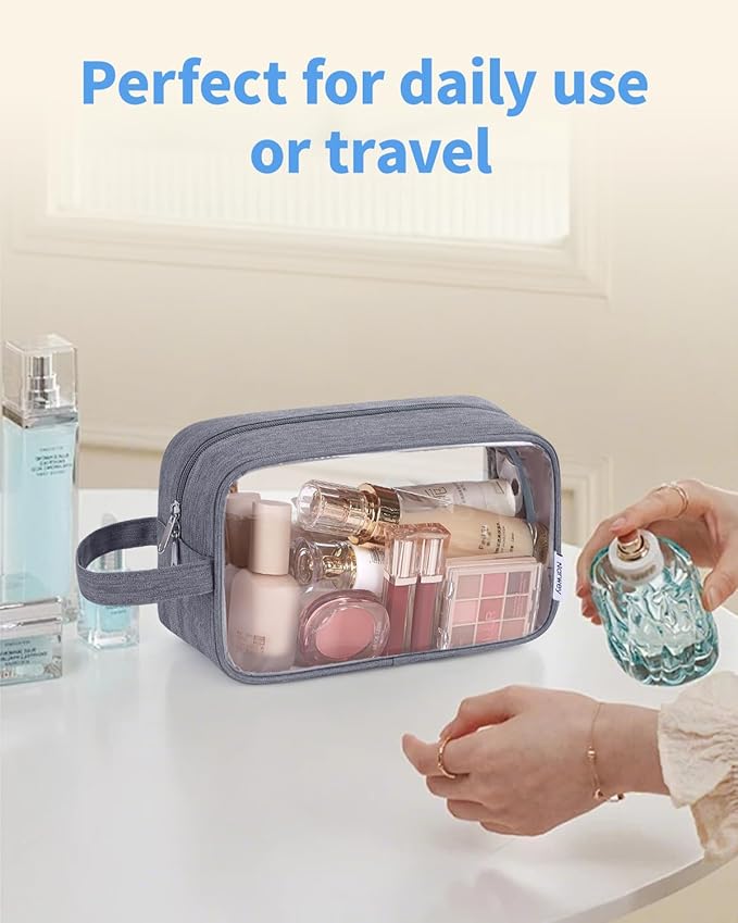 Narwey Travel Toiletry Bag for Women Traveling Dopp Kit Men Travel Bag for Toiletries Cosmetic Bag Makeup Bag Medicine Bag for Traveling
