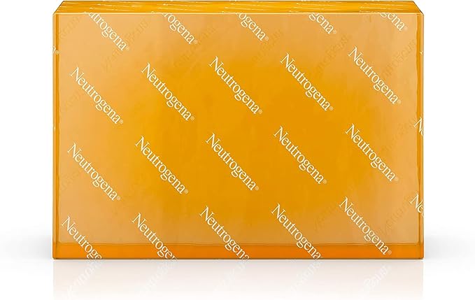 Neutrogena Original Fragrance-Free Facial Cleansing Bar with Glycerin, Pure & Transparent Gentle Face Wash Bar Soap, Free of Harsh Detergents, Dyes & Hardeners, 3.5 oz (Pack of 3)