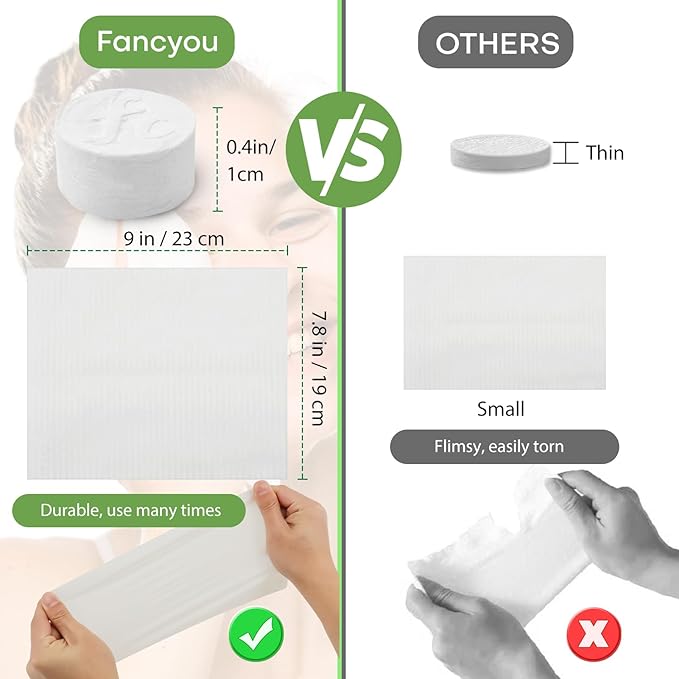 Compressed Towel 300 PCS Disposable Face Towels, Mini Portable Tablets Coin Tissue Compressed Cotton Hand Wipe Disposable Washcloths for Travel Camping Home Outdoor