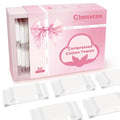 Classycoo XL Ticken Compressed Towel Tablets- 100% Cotton Disposable Face Towel, 30 PCS Individually Wrapped Portable, Travel Mini Soft Washcloth, Camping, Facial Makeup, Gift, Pink 12x10 Inches