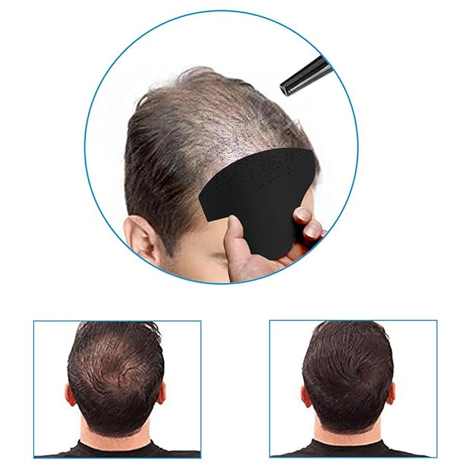 Multi-Use Hairline Fill In Design Barber Hairline Card Suitable for Different Types of Design Barber Design Barber Styling Templates Beard Enhancement Design Card