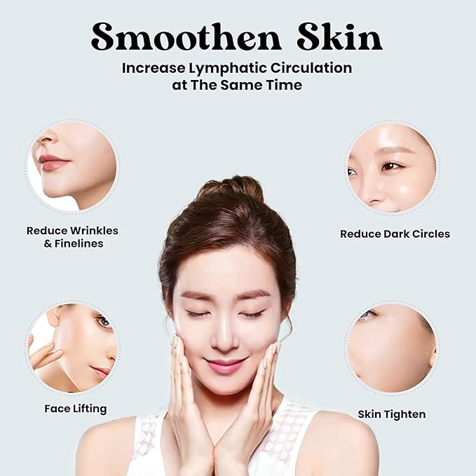 ROSELYNBOUTIQUE Gua Sha Facial Tools & Jade Face Roller for Lift Wrinkless Natural Skincare Tool Jade Roller Guasha Tool for Face (Green)
