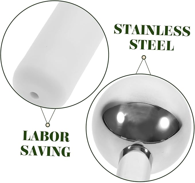 2pcs Facial Ice Globes Massager Stainless Steel Cooling Balls for Eye and Face Care Enhance Absorption Promote Circulation Portable Skincare Tool