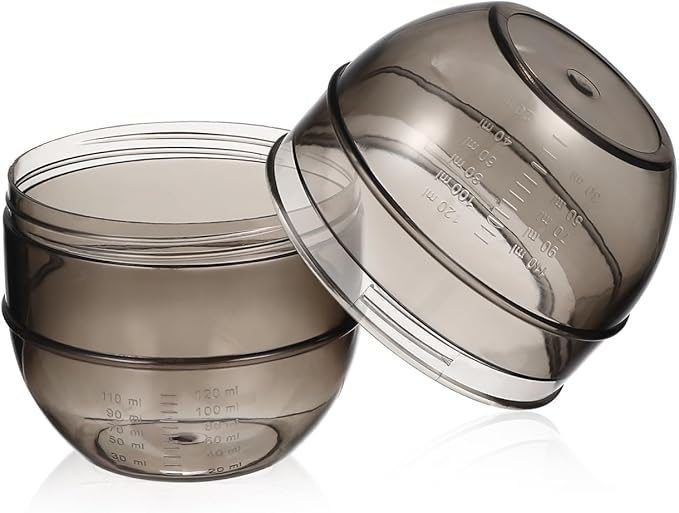 Mipcase Hair Color Mixing Bowl with Double-Scale Measuring Cup for Precise Hair Dye Mixing Salon and Home Use Color Shaker Bowl 5.31 Inch