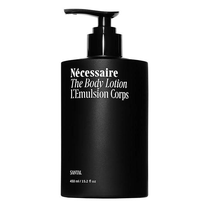 Nécessaire The Body Lotion – Santal - Multi-Peptide - Firming Body Lotion for Women + Men. 2.5% Niacinamide. Non-Comedogenic Moisturizer for Sensitive Skin. Dermatologist-Tested – 450ml/15.2 fl oz