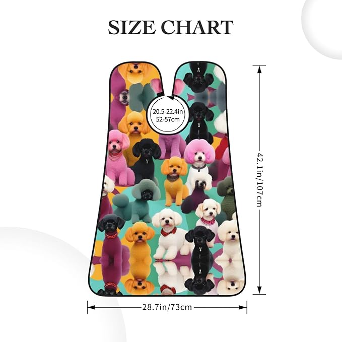 Purple Rose And Skull Print Beard Bib Shaving Apron, Beard Hair Trimming Cape Gift For Dad