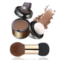 Hairline Powder Hair Root Touch Up - 3 Brush Heads, Instant Cover up Gray Hair, Portable Hair Color Concealer, Women Men's Grey Hair Coverage, Multi-purpose for Eye Shadow & Contouring - Coffee
