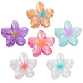 Hawaiian Flower Hair Claw Clips for Women, Hibiscus Hair Clips, Cute Summer Beach Hair Accessories