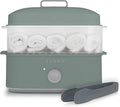 Zadro Towel Steamer with Tongs, 850W Heater, 8L Tray, 1.7L Tank, 30-min Timer for Facials, Manicures, Pedicures, Shaving (13"x12", 120V/850W, 8L, Dark Green)