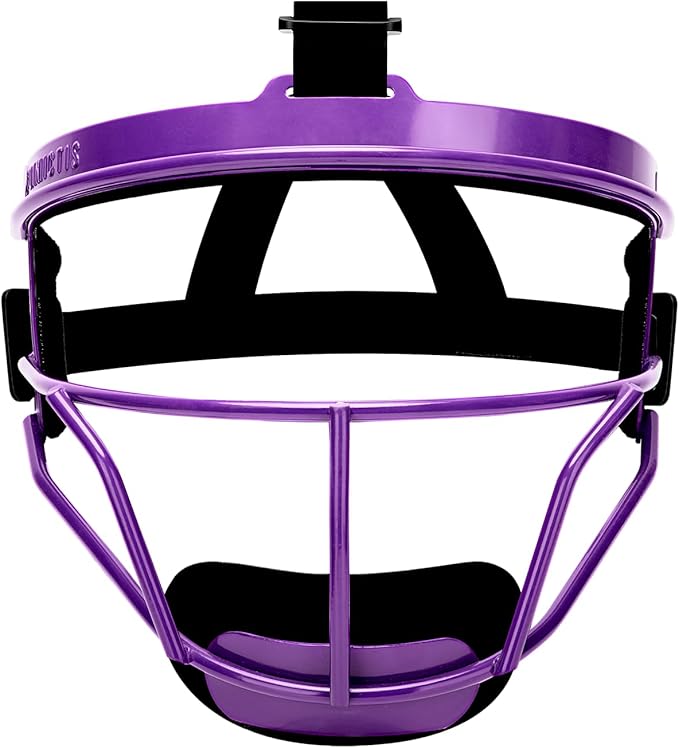 Dinictis Softball Face Mask, Lightweight, Comfortable, with Wide Field Vision, Durable and Safe Face Guards, Premium Protective Softball Fielder's Mask