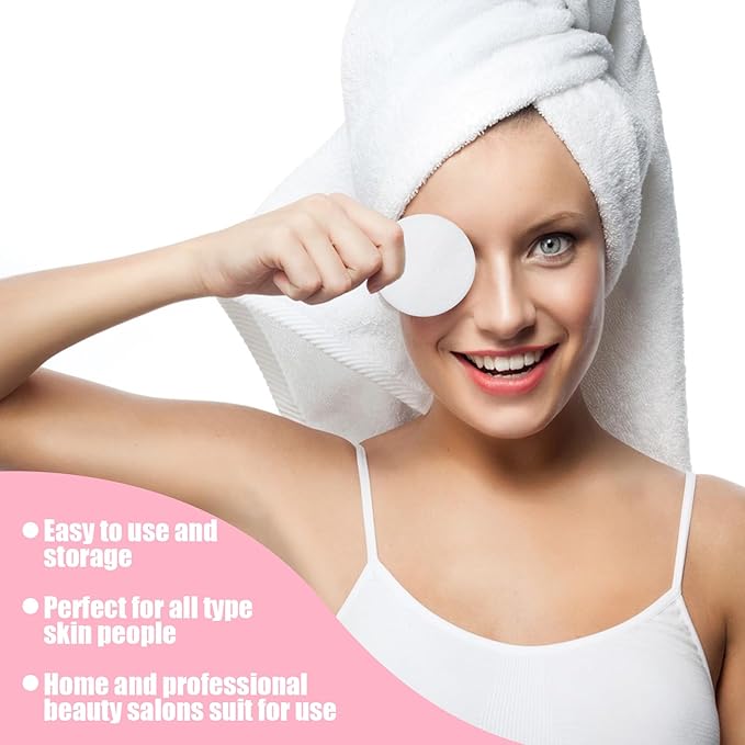 240+1 Pack White Compressed Facial Sponges, Round Compress Face Cleaning Sponge for Estheticians Face Sponge Soft Compressed Makeup Sponges with Travel case (3.1Inch)