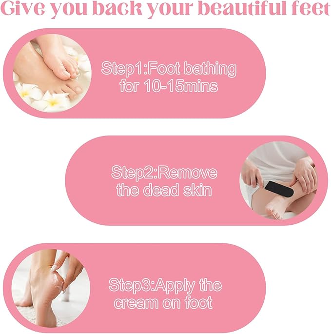 Professional Pedicure Foot File, Dual Sided Callus Cracked Remover Feet File Stainless Steel Foot Hard Skin Feet Rasp with 12 Pcs Replaceable Pads and Pedicure Tools for Women Men Corns Callus Cracked