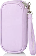 Portable Tampon Storage Bag,Tampon Holder for Purse, Small Organizer Bag with Handle, PU Period Pouch, Small Case for Feminine Products with Zipper Period Bags for Women