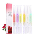 6pcs Cuticle Oil Pen Nail Oil Cuticle Pen Kit Nourish Oil Repair Enhance Nail Surface Care for Salon Use