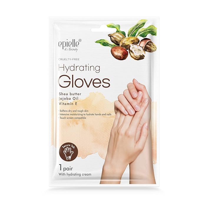 Epielle Assorted Hand Mask 5 Pairs, Deep Moisturizing Gloves for Dry, Rough Skin, Soften with Shea Butter, Self Care Gifts for Women, Spa Kit, Easter Basket Stuffers