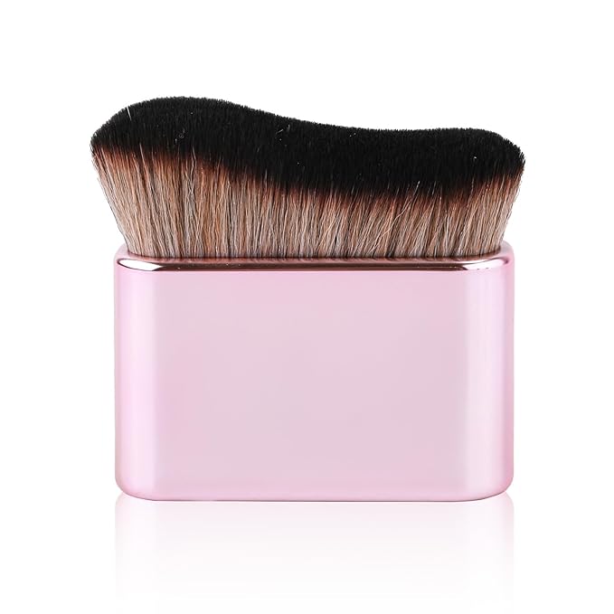 Self Tanning Brush, Self Tanner Applicator Blend Brush for Beauty Tan Bronzer, Foundation Makeup Spray Tan Blending Body Brushes for Face Leg(Rose Pink)
