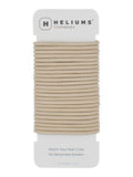 Cyndibands Elastic Hair Ties – Light Blonde - No Damage 4mm Ponytail Holders for Women & Kids, 24-Pack Hair Elastics in Neutral Colors
