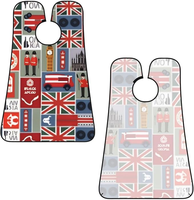 Three Dachshunds Print Beard Bib Shaving Apron, Beard Hair Trimming Cape Gift For Dad