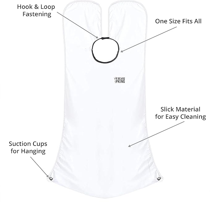 BEARD KING Beard Bib Apron - As Seen on Shark Tank – Gifts for Him, Stocking Stuffers for Men, Mens Gift