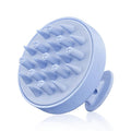 HEETA Hair Scalp Massager for Hair Growth, Shampoo Brush, Scalp Scrubber Exfoliator with Soft Silicone Bristles for Dandruff Removal to Relieve Stress, Wet Dry Use Updated Material, Blue