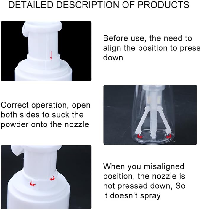 Barber Powder Bottle Spray - for Applying Talc and Powder - Empty Powder Puffer Bottle Travel Cosmetics Blower, Refillable Hair Fiber Applicator for Salon, Home, Beauty- White