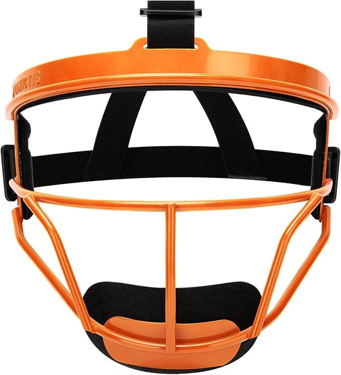 Dinictis Softball Face Mask, Lightweight, Comfortable, with Wide Field Vision, Durable and Safe Face Guards, Premium Protective Softball Fielder's Mask