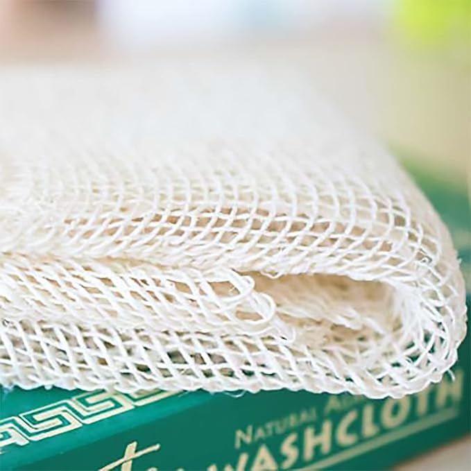 Ayate Washcloth, Exfoliating Washcloth, Agave Fiber Body & Face Wash Cloth, Body Loofah Alternative, Mold-Resistant Scrub Towel (Pack of 6)