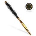 Mini Round Brush for Blow Drying, Travel Quiff Roller Brush with Ergonomic Handle and Nylon Bristles, Ideal for Women's Short and Thin Hair