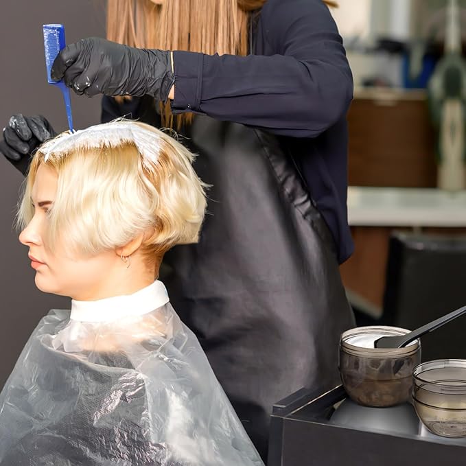Mipcase Hair Color Mixing Bowl with Double-Scale Measuring Cup for Precise Hair Dye Mixing Salon and Home Use Color Shaker Bowl 5.31 Inch
