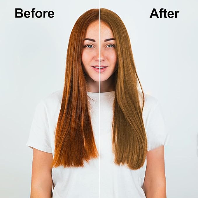 Blonde Brown Hair Dye Shampoo 3 in 1, Long-lasting & Natural Hair Color Shampoo, Herbal Ingredients Natural Shampoo Hair Dye Effect in Minutes for Men Women 500ml