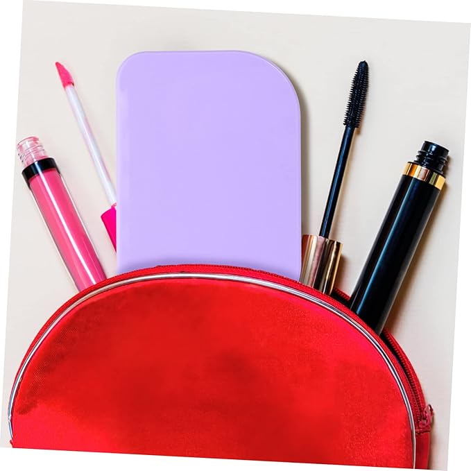 Portable LED Lash Tray Eyelash Storage Case with Mirror Lightweight False Eyelash Holder for Travel and Professional Use Compact Purple Box Organizer