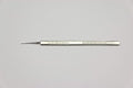Davis Foreign Body Spud Straight Sharp Round Blade. Flat Serrated hanble with Polished Finish. Overall Length 125mm, 4.9 inches.