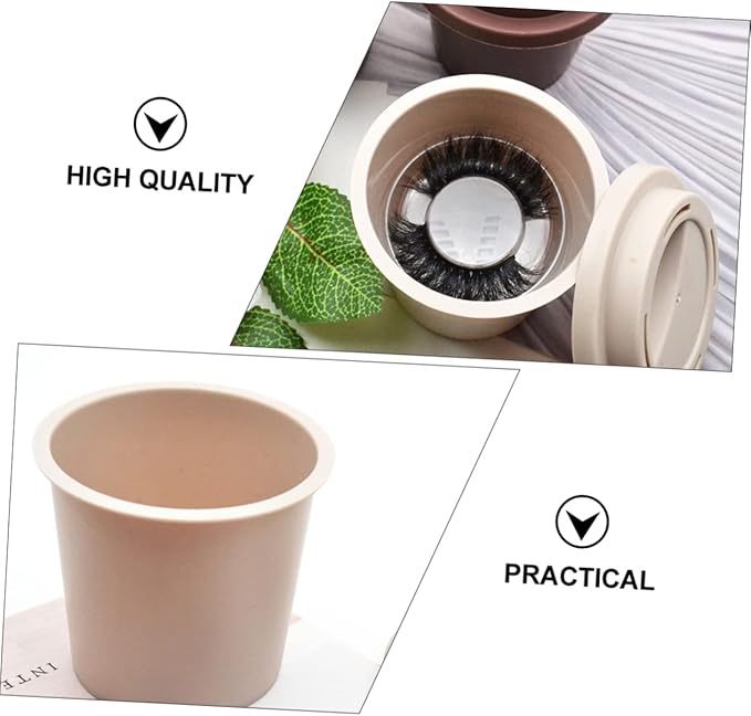 3pcs False Eyelash Storage Box Lash Holder Makeup Accessories Organizer for False Eyelashes for Travel and Daily Use