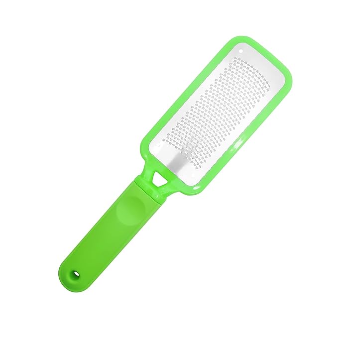 Professional Foot Files Callus Remover,Foot Scrubber for Dead Skin,Stainless Steel Foot Rasp-Green（1 Pack）