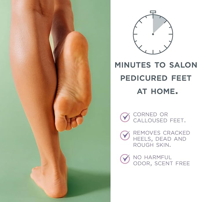 Lee Beauty 8oz Professional Gel Callus Remover for Feet - Original Fast-Acting Formula, Extra Strength for Cracked Heels & Dead Skin (Pack of 2)