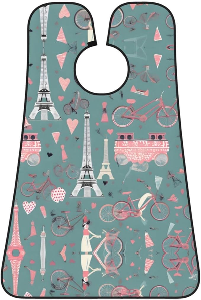 Rabbit Background Print Beard Bib Shaving Apron, Beard Hair Trimming Cape Gift For Dad
